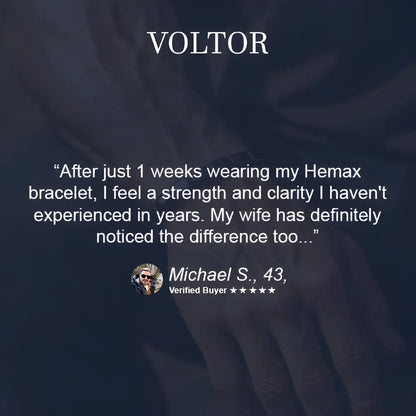 VOLTOR® Hematite Bracelet